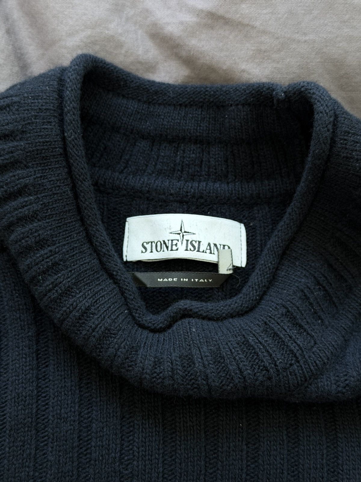 Stone Island RARE Stone island Wool sweater Size US L / EU 52-54 / 3 - 7 Thumbnail