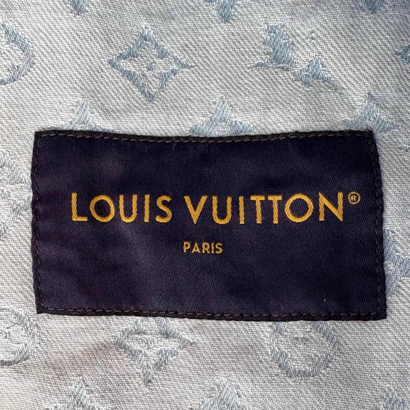 Louis Vuitton LV x Tyler SS24 Light Blue Denim Jacket Size US L / EU 52-54 / 3 - 3 Thumbnail