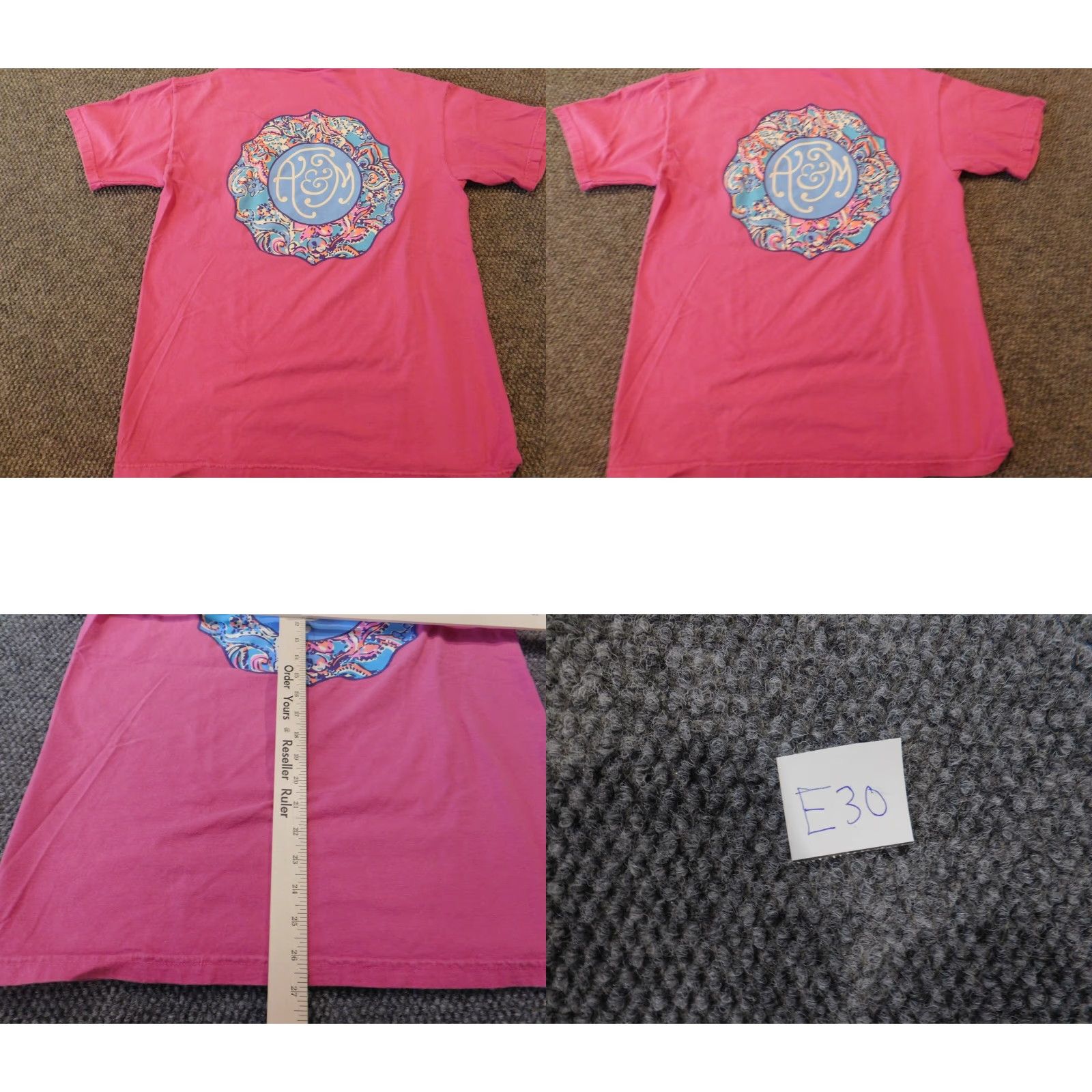 Comfort Colors Comfort Colors Mens Shirt Medium Pink Floral top classic Shirt Mens M Pink Classic Logo Breathable Short Sleeve Crew Neck Knit Cotton Size US M / EU 48-50 / 2 - 8 Thumbnail