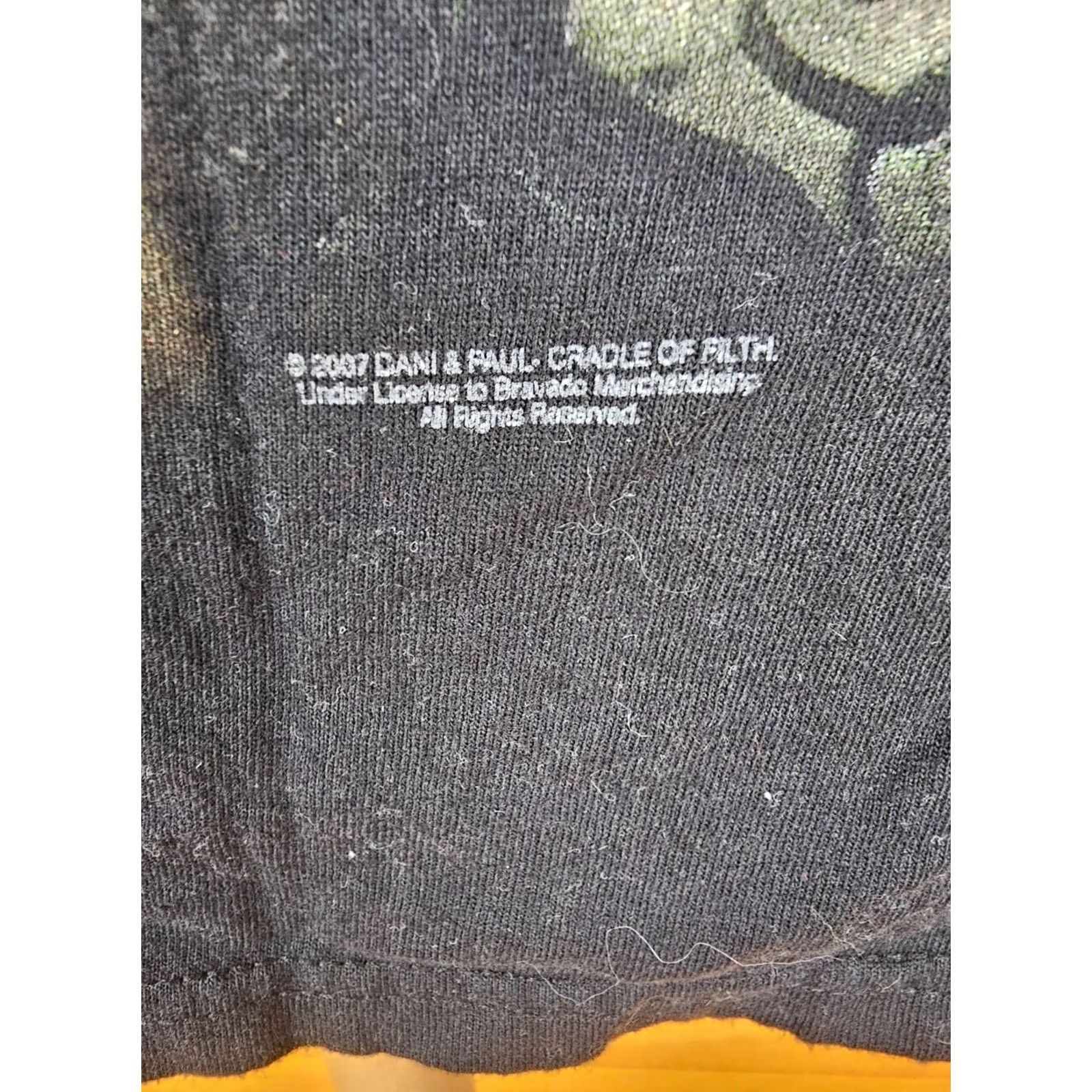 Hanes VINTAGE 2007 CRADLE OF FILTH TOUR T-SHIRT SZ SMALL Knicks? Size US S / EU 44-46 / 1 - 3 Thumbnail