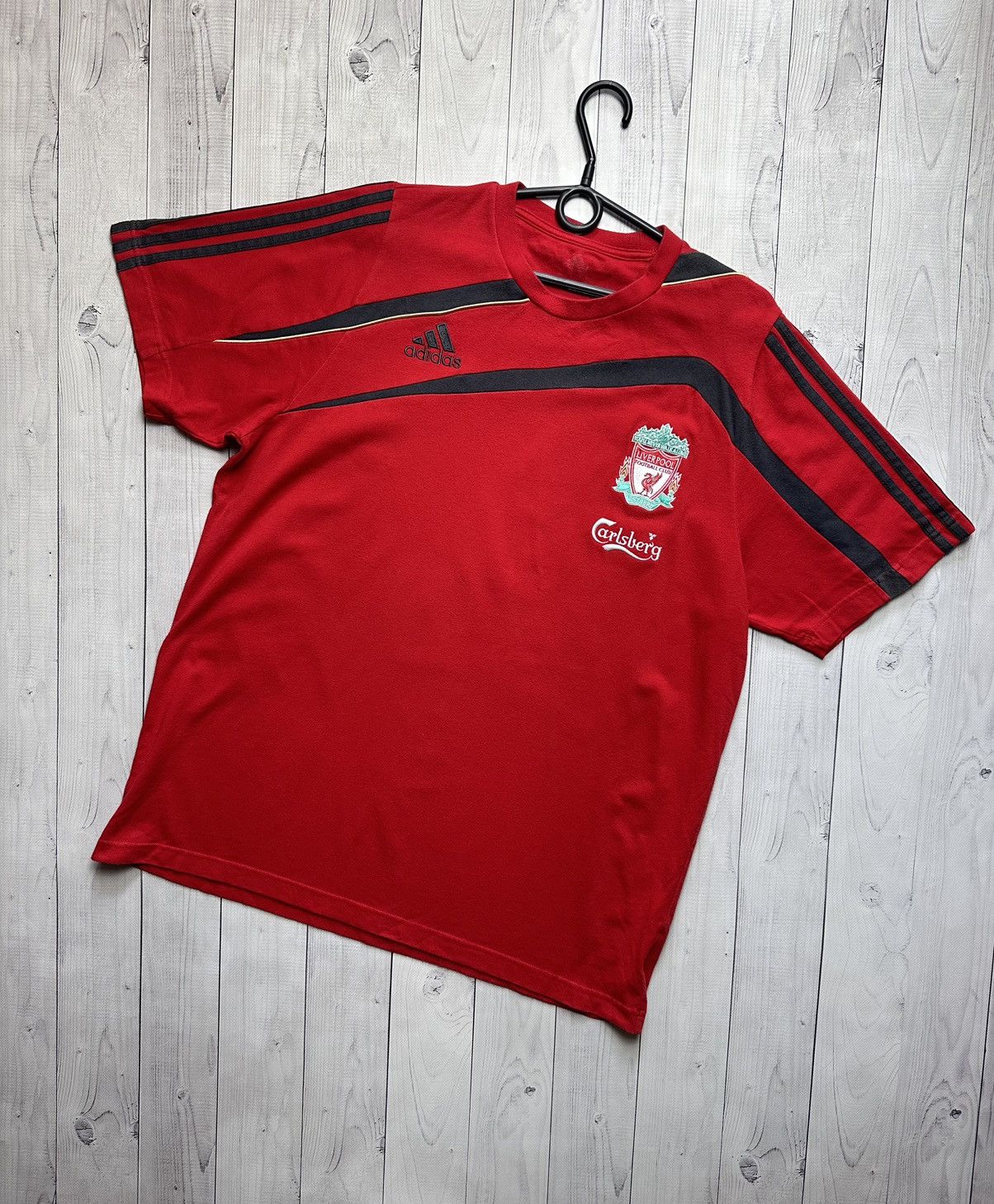 Adidas × Vintage Vintage Liverpool soccer tee adidas red 2009 size L Size US L / EU 52-54 / 3 - 1 Thumbnail