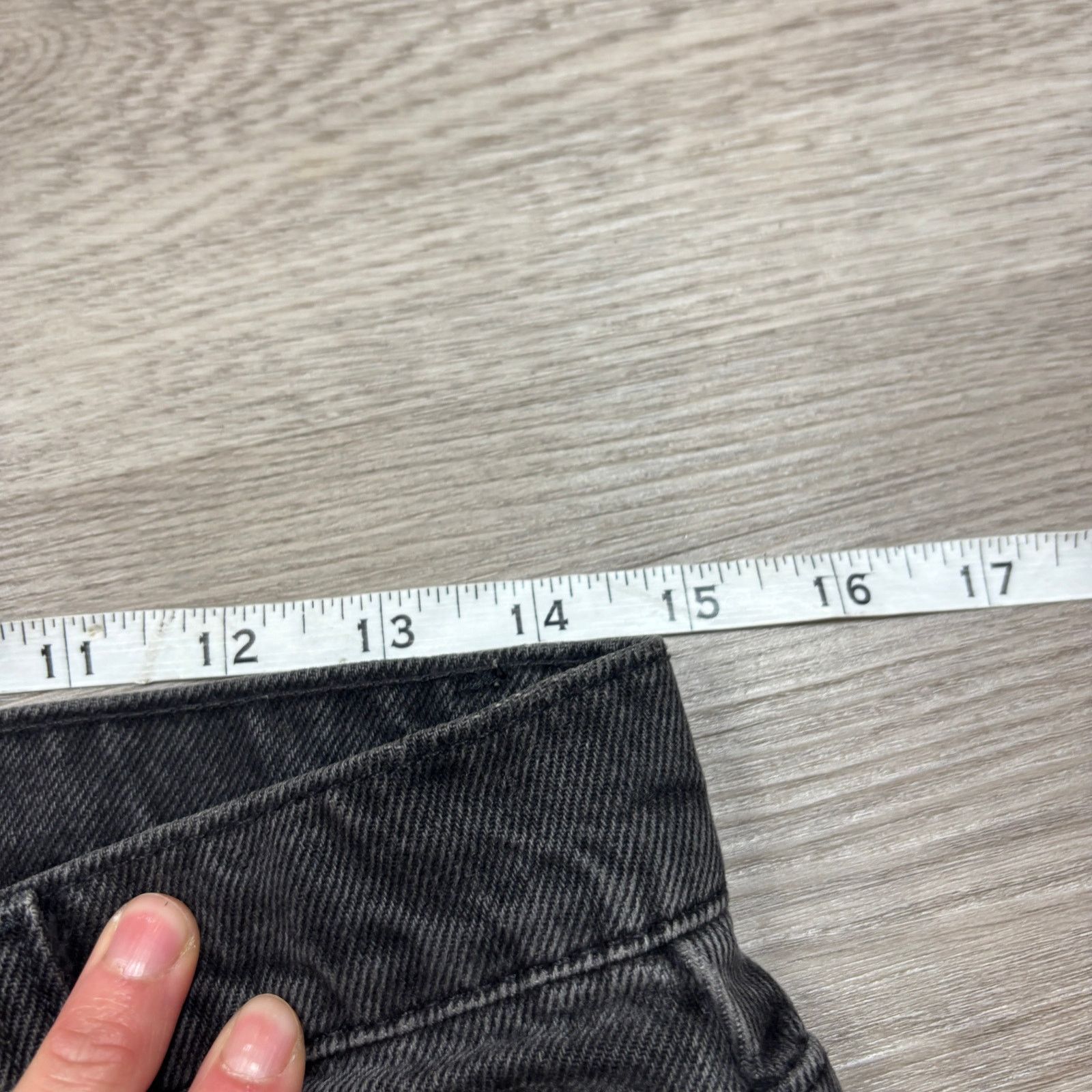 Levi's × Vintage Vintage 90s Levi's 550 Student Relaxed Black Jeans 30x32 Size US 30 / EU 46 - 6 Thumbnail