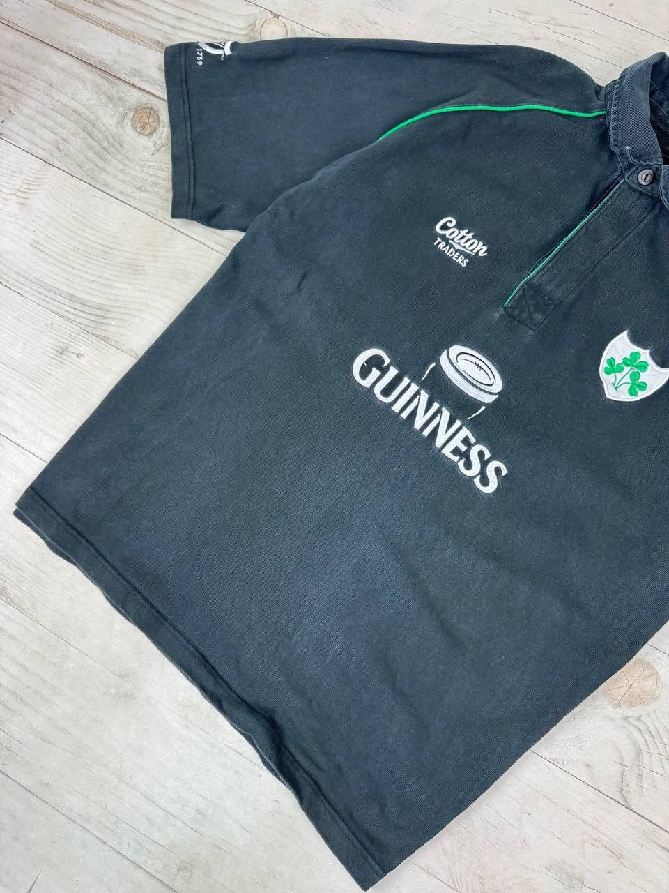 Cotton Traders Vintage Cotton Traders Guinness Ireland Rugby Polo Shirt Size US XL / EU 56 / 4 - 4 Thumbnail