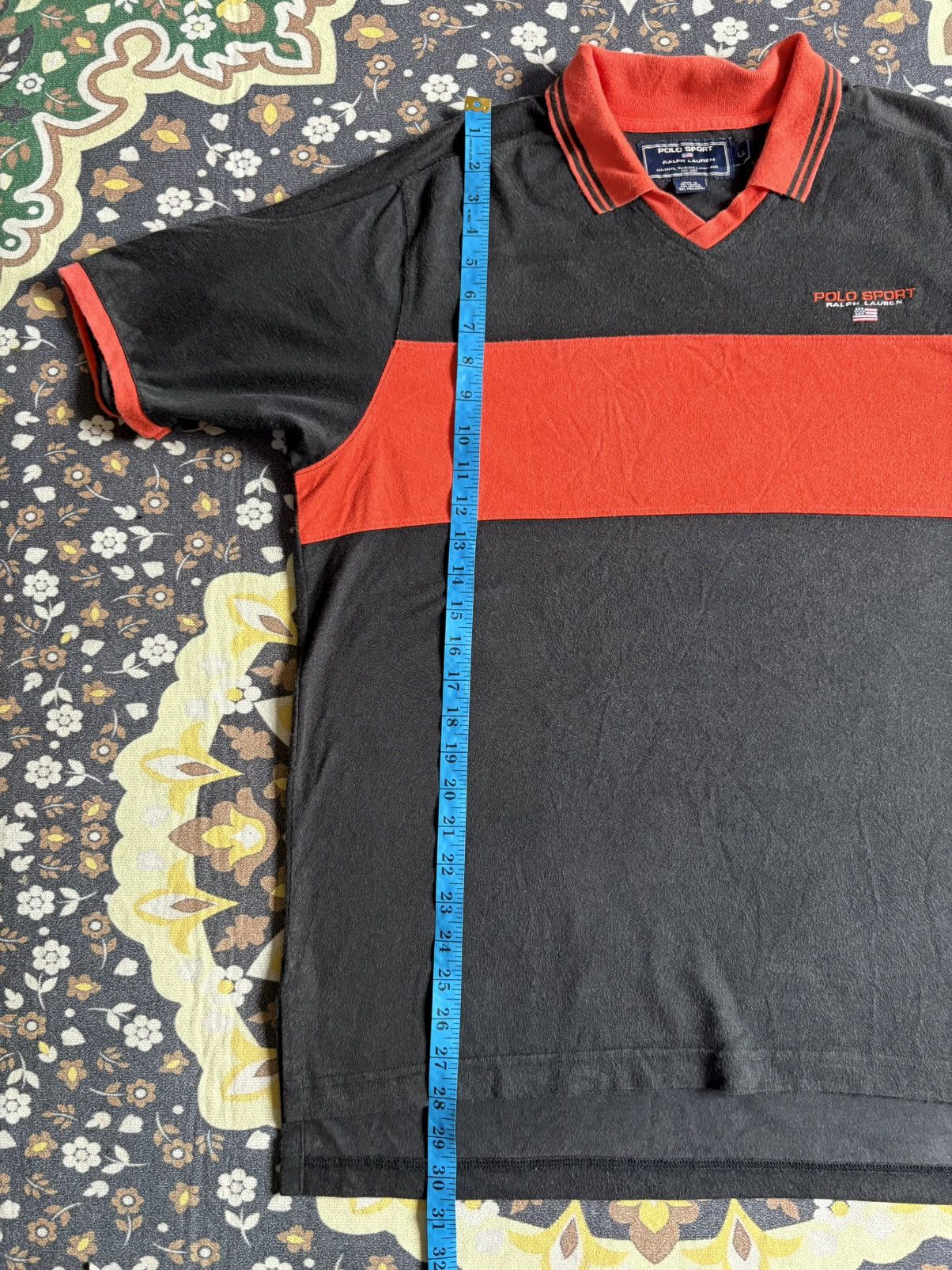Polo Ralph Lauren × RRL Ralph Lauren × Ralph Lauren Vintage POLO SPORT RALPH LAUREN Striped Polo Tee Size US XL / EU 56 / 4 - 10 Thumbnail
