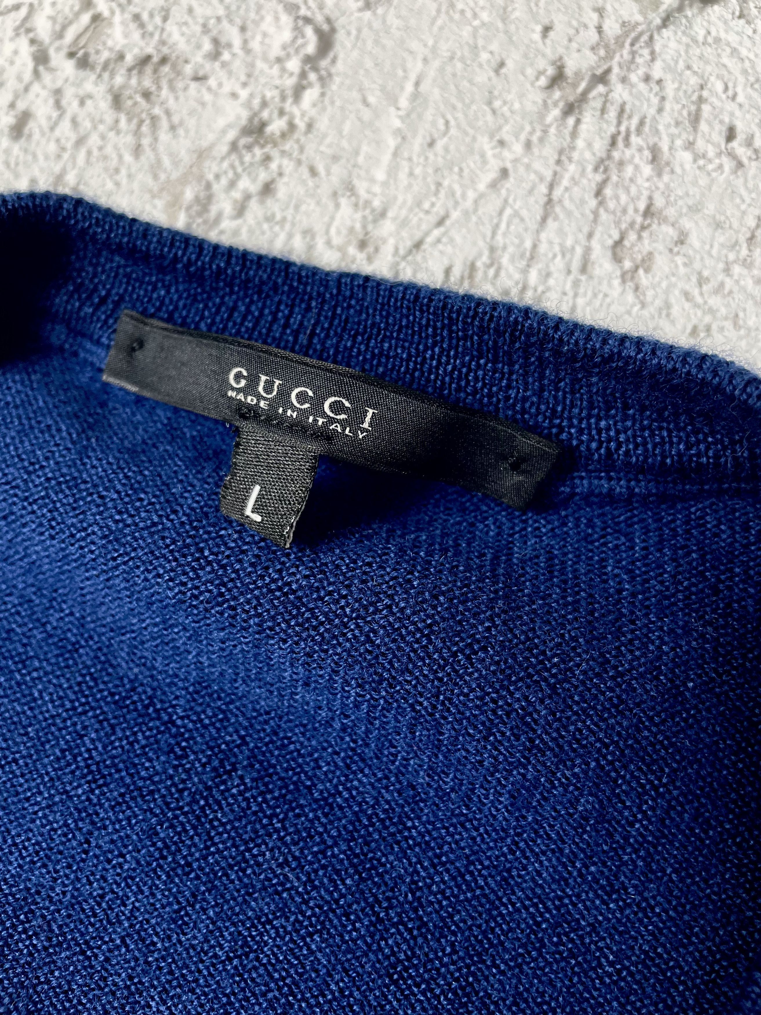 Gucci Gucci sweater v neck Size US L / EU 52-54 / 3 - 3 Thumbnail