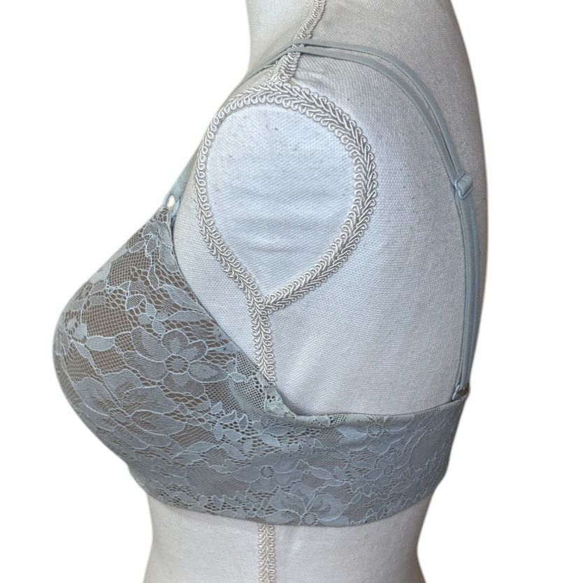 Victoria's Secret Victoria's Secret Bra Women 34DD Teal Underwire Sexy Angels Size ONE SIZE - 2 Thumbnail