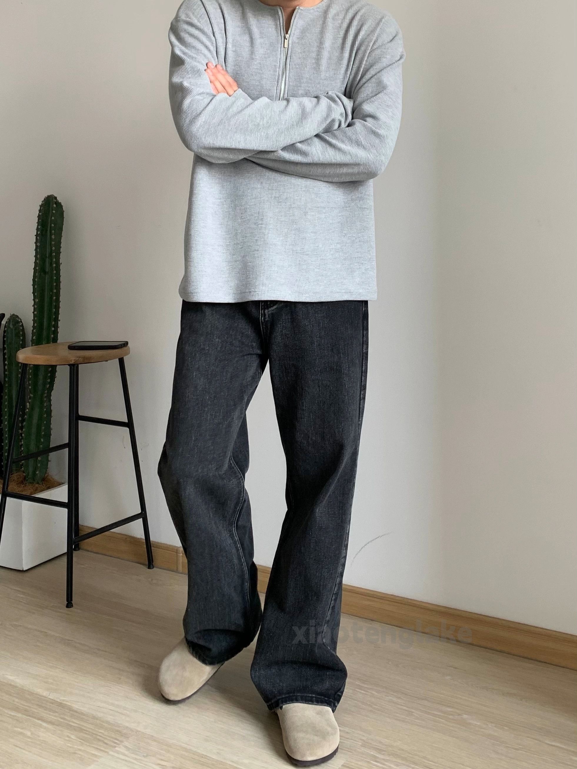 Jean × Vintage cleanfit washed faded yuppie loose baggy jeans Size US 30 / EU 46 - 5 Thumbnail