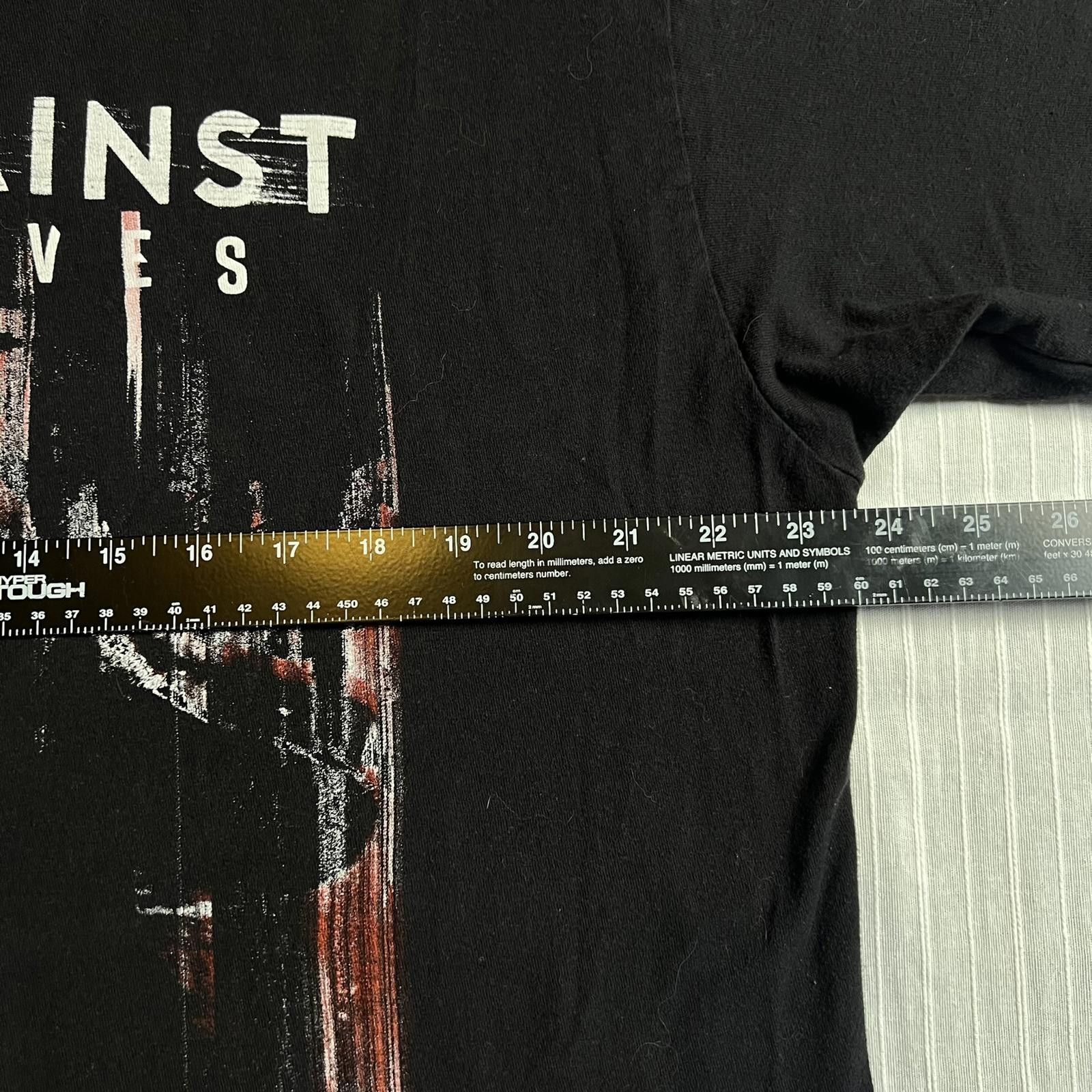 Designer Rise Against Wolves Album 2017 Tour Band T Shirt Mens S Size US XL / EU 56 / 4 - 5 Thumbnail