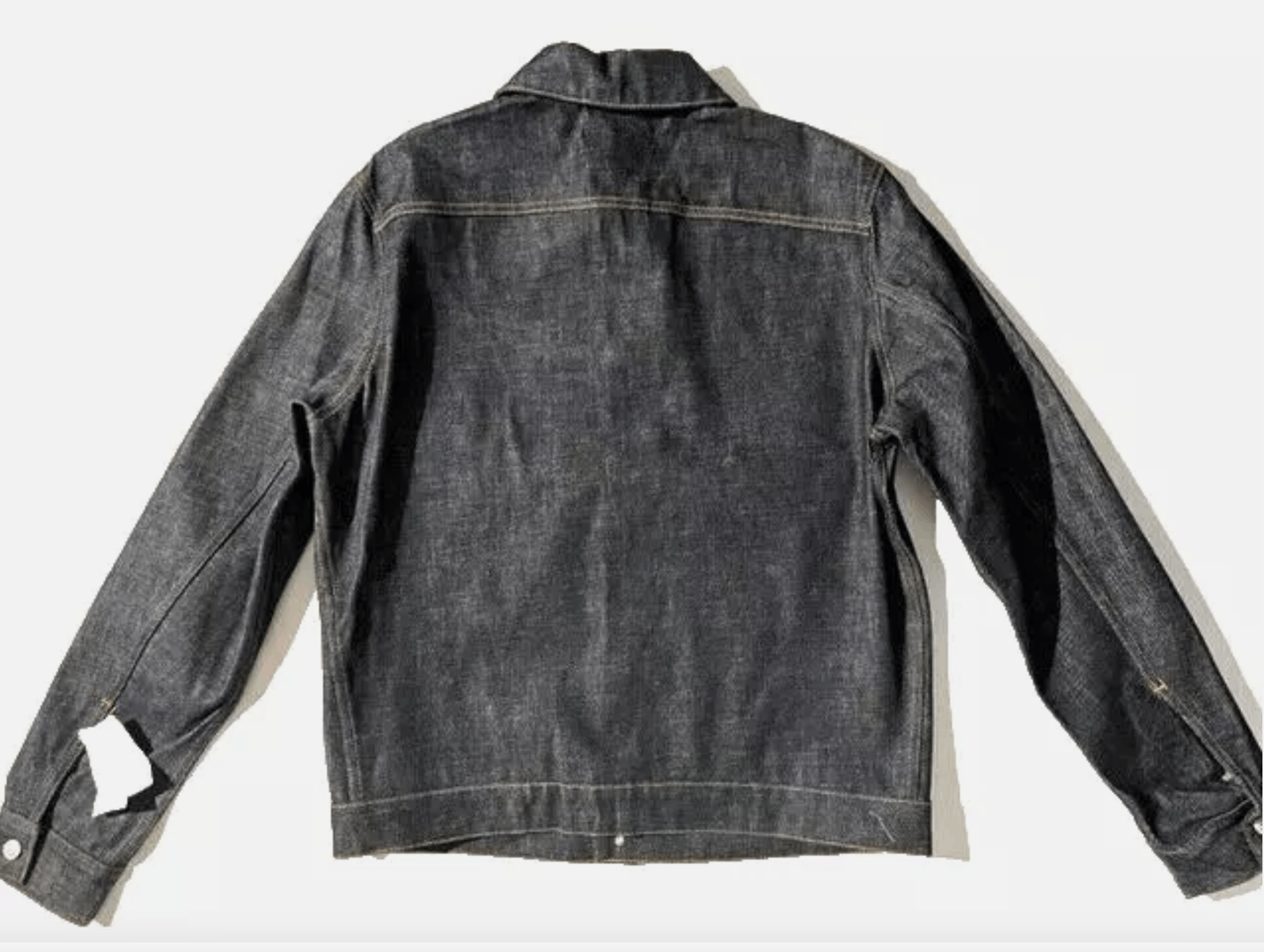 HELMUT LANG 1997 本人期DENIM TRUCKER サイズ50 Helmut Lang Rare 1997 new HELMUT LANG Raw Denim Jean Trucker
