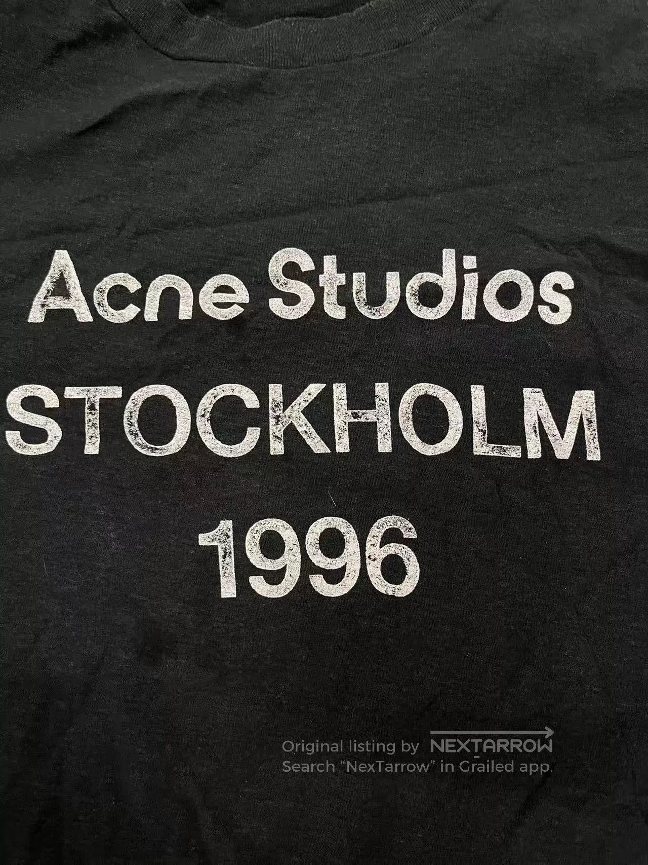 Acne Studios acne studios oversized black t. Size US M / EU 48-50 / 2 - 3 Thumbnail