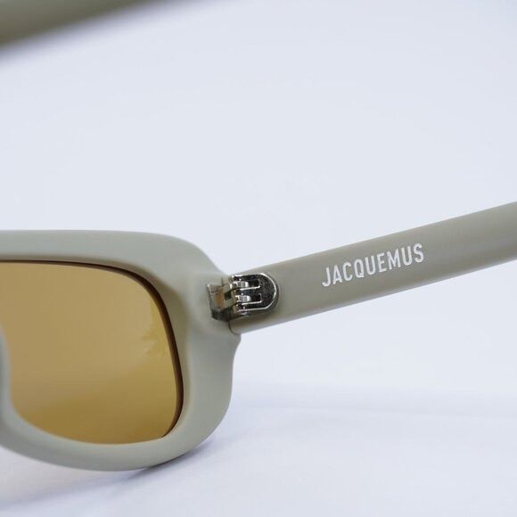 Jacquemus CAPRI JAC/55 C7 Sunglasses Cream Rectangle Frame