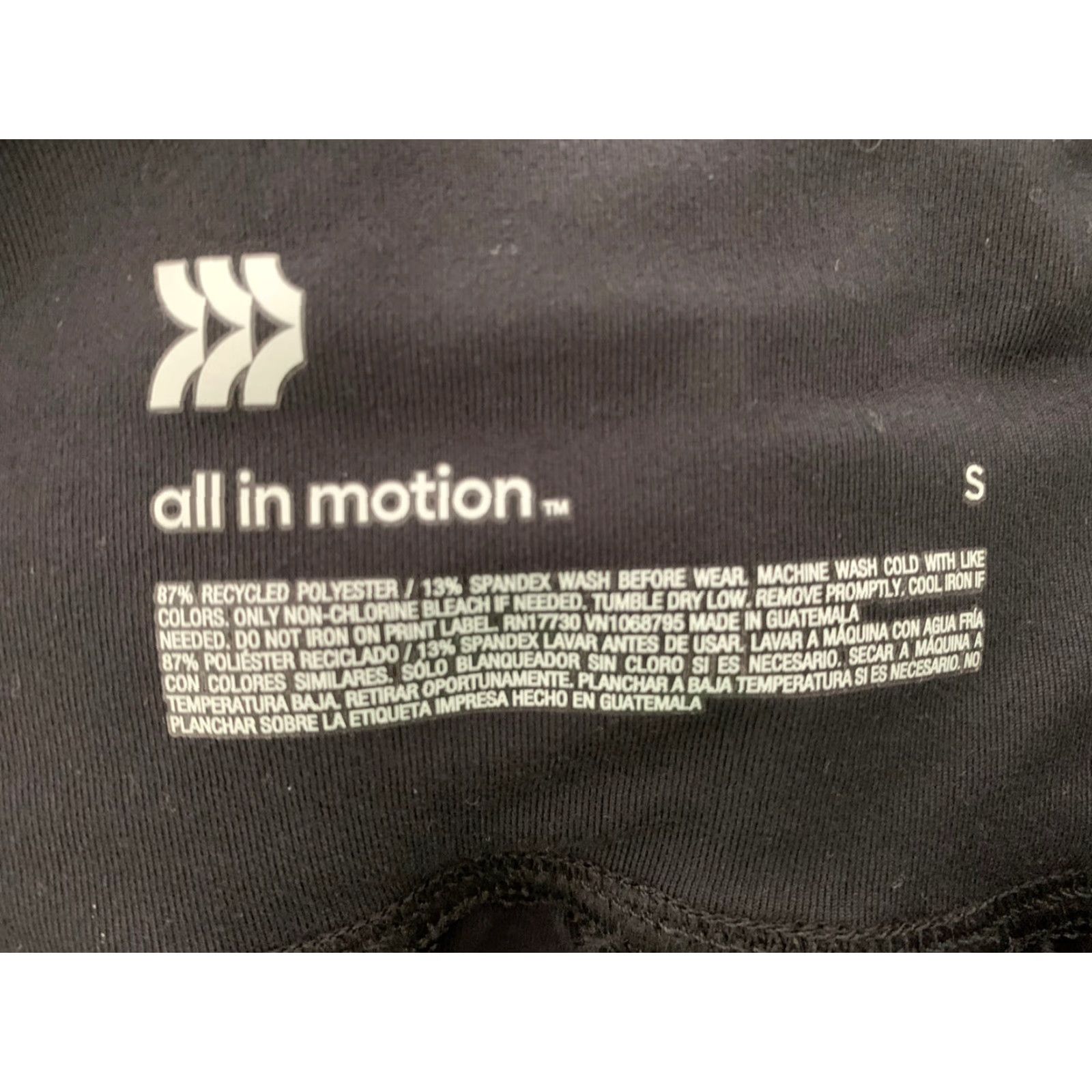 Vintage Womens All In Motion Black Joggers Pants Size Small Activewear Comfort Size 28" / US 6 / IT 42 - 3 Thumbnail