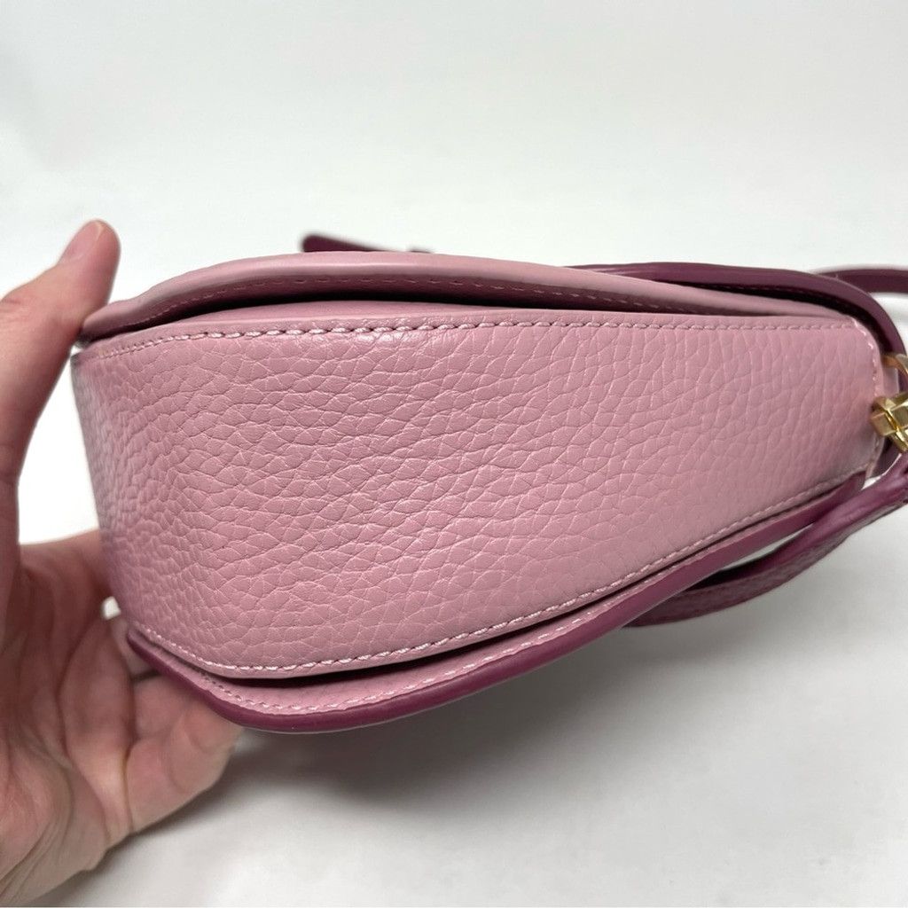Other Lulu Guinness Small Leather Colorblock Pink Lip Shoulder Bag Size ONE SIZE - 6 Thumbnail