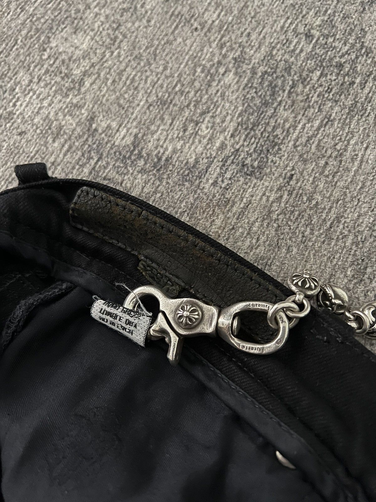 Chrome Hearts Chrome hearts fleurknee black denim jeans SOLD DONT BUY Size US 29 - 13 Thumbnail