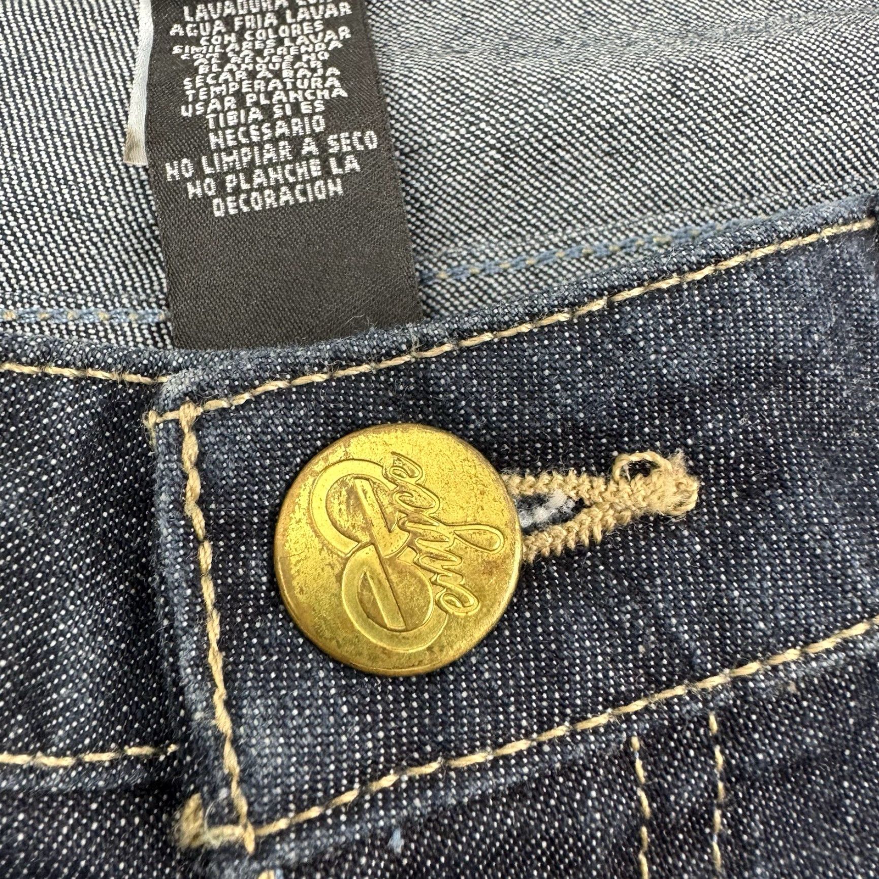 Enyce VINTAGE Enyce Jeans Womens 11 Hipster Hip Hop Punk Low Waist 2000s Classic Jeans Size 32" / US 10 / IT 46 - 4 Thumbnail