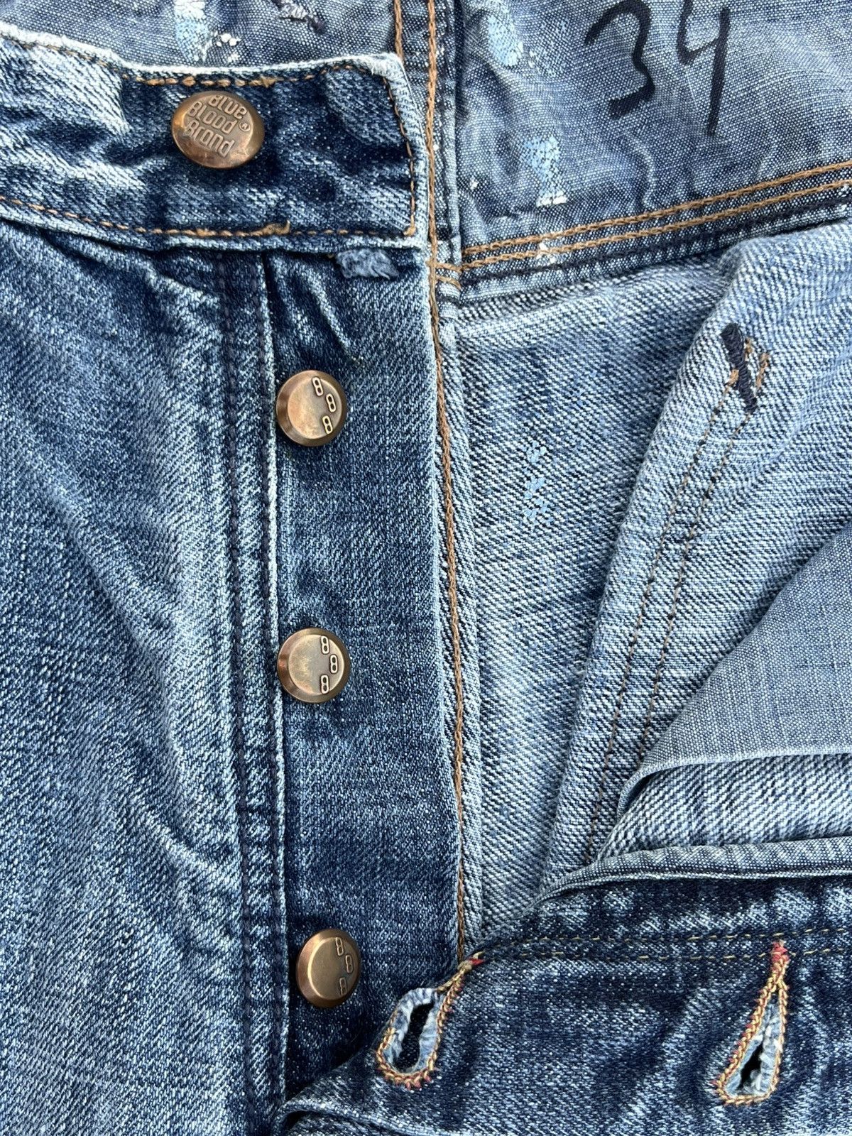 Blue Blood Blue blood y2k vintage denim Size US 36 / EU 52 - 3 Thumbnail