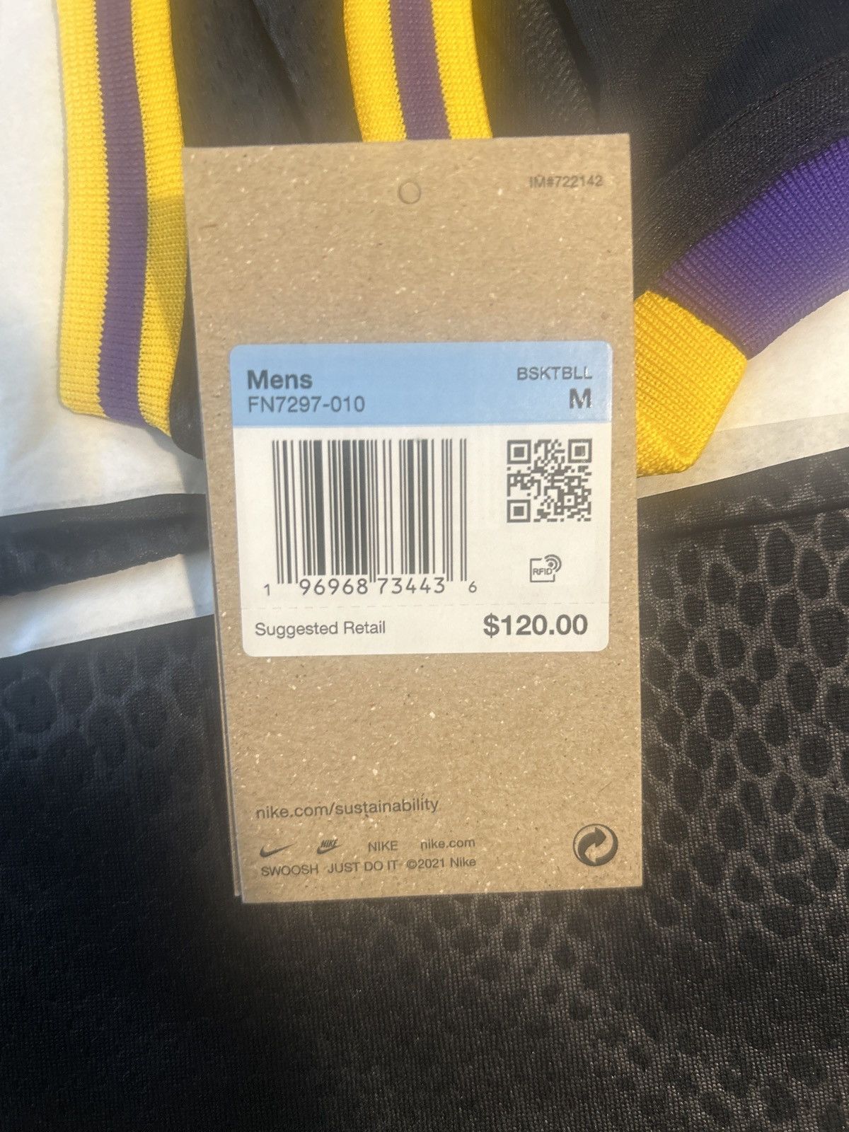 Nike Nike Kobe Los Angeles Lakers City Edition Swingman Jersey Size US M / EU 48-50 / 2 - 7 Thumbnail