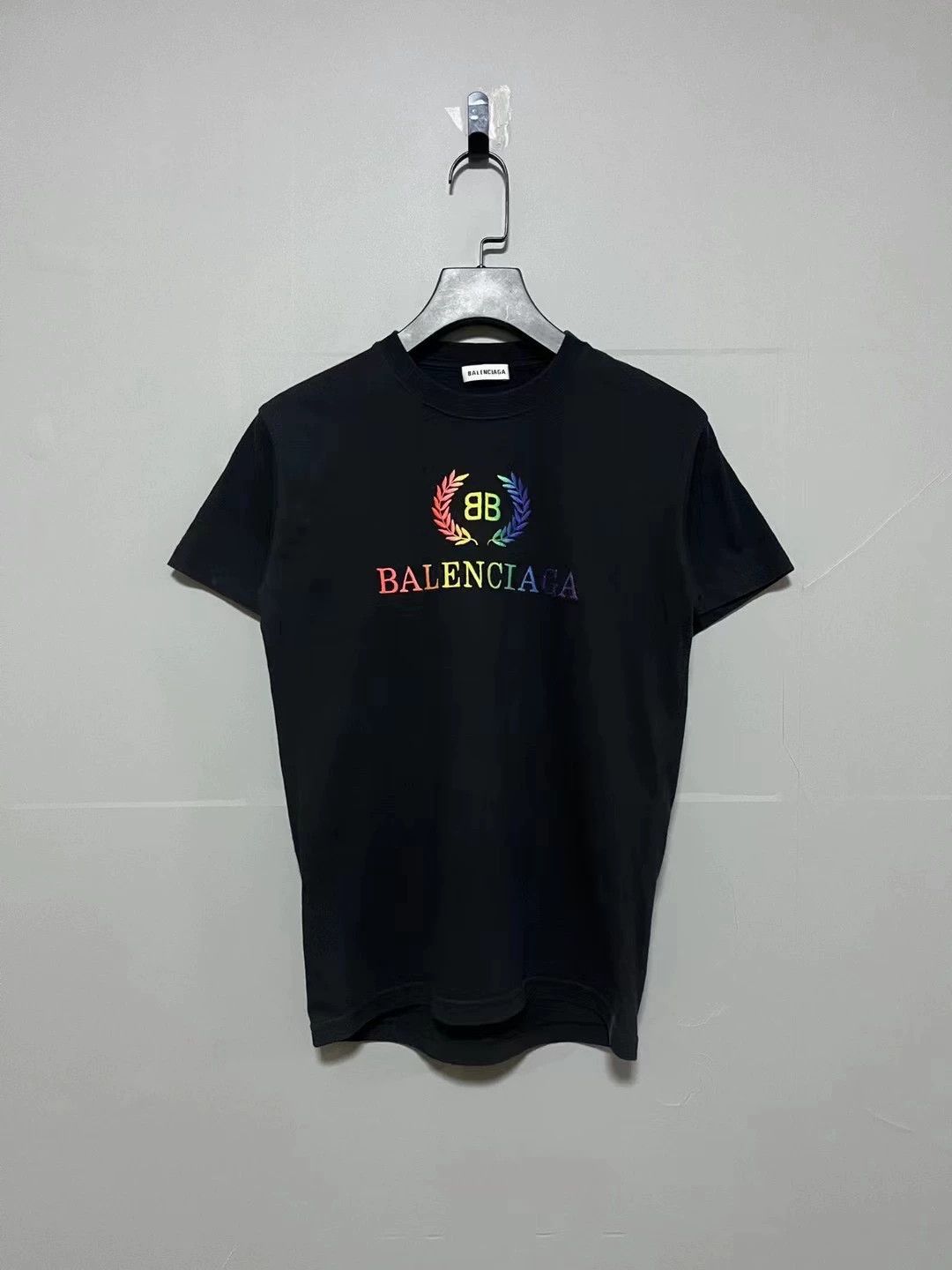 Balenciaga Balenciaga Rainbow Wheat Ear Short Sleeve Size US S / EU 44-46 / 1 - 1 Thumbnail