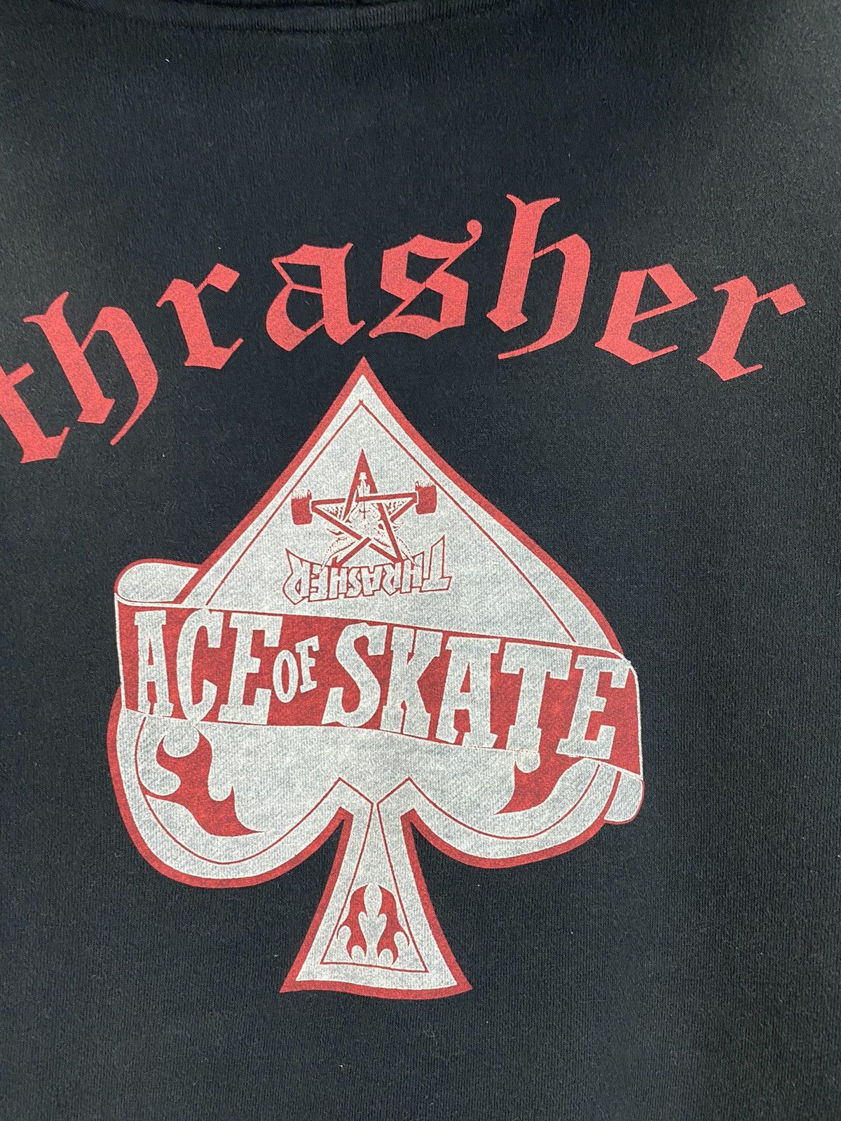 Thrasher × Vintage Vintage Thrasher Ace of Skate hoodie Size US L / EU 52-54 / 3 - 10 Thumbnail
