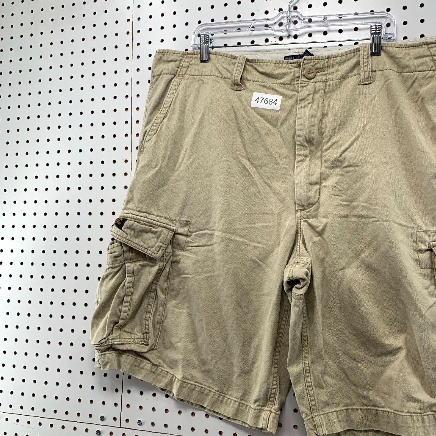 Polo Ralph Lauren VINTAGE Polo Ralph Lauren Military Cargo Shorts Mens 40 44x12 Khaki Utility Baggy Size US L / EU 52-54 / 3 - 5 Thumbnail