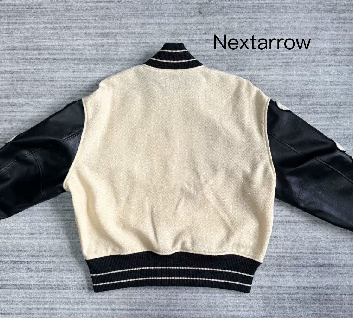 Kapital Kapital Leather Sleeve Skeleton Baseball Jacket Jacket Size US S / EU 44-46 / 1 - 2 Thumbnail
