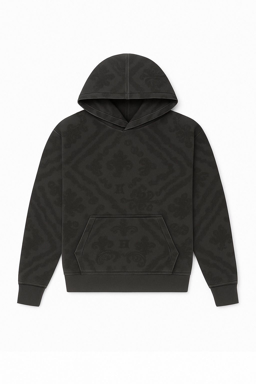 Rhude Rhude Paisley Monogram Hoodie Vintage Black Size Medium Size US M / EU 48-50 / 2 - 2 Thumbnail