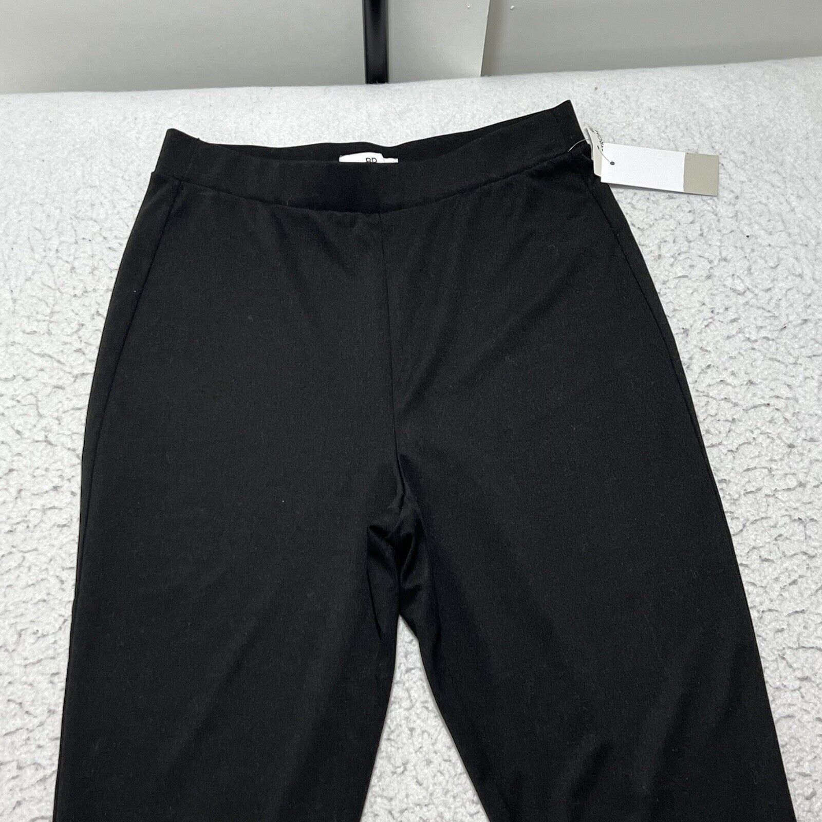 Nordstrom BP Nordstrom Black Leggings Slim Leg Slit Full Length NWT Size 26" / US 2 / IT 38 - 2 Thumbnail