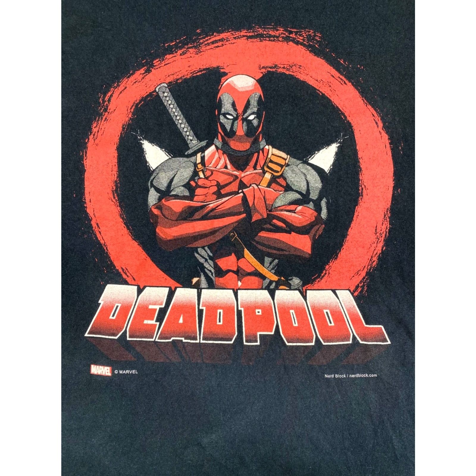 Gildan Deadpool Black Graphic Short Sleeve Mens T-shirt Marvel 2740 T-Shirt Size Large Gildan Regular Cotton | Marvel Comics Theme, 2740, DC? Size US L / EU 52-54 / 3 - 2 Thumbnail