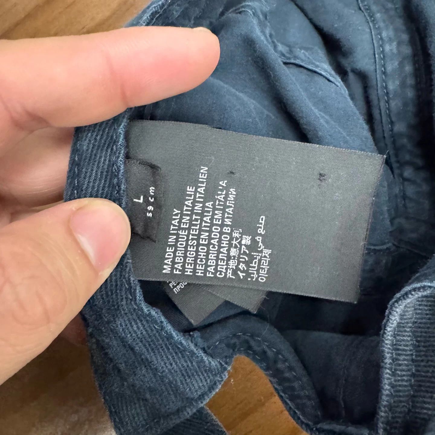 Balenciaga Balenciaga Deep Blue Double Ring Baseball Cap L Near New Size ONE SIZE - 7 Thumbnail