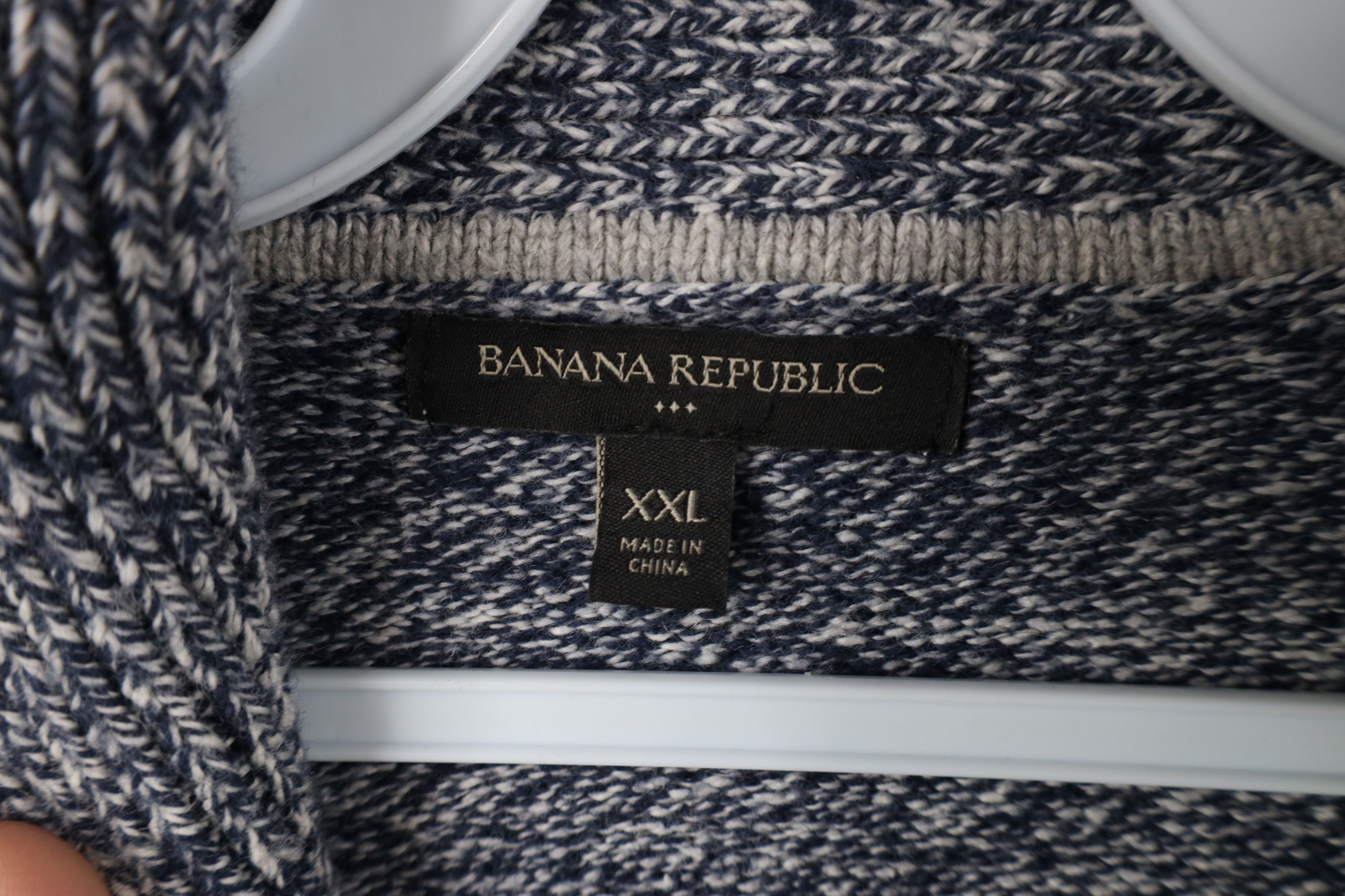 Banana Republic × Vintage Banana Republic Chunky Cable Knit Shawl Cardigan Sweater Size US XXL / EU 58 / 5 - 5 Thumbnail