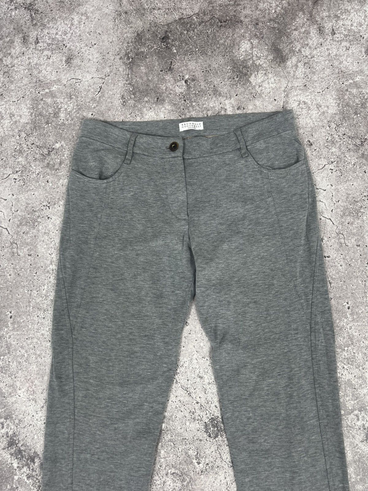 Brunello Cucinelli Brunello Cucinelli Women's Cotton SweatPants Size 27" / US 4 / IT 40 - 2 Thumbnail