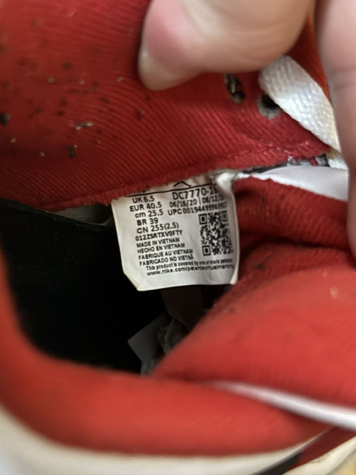Jordan Brand Air Jordan 4 “Fire red” OG Size 7.5M Size US 7.5 / EU 40-41 - 13 Thumbnail