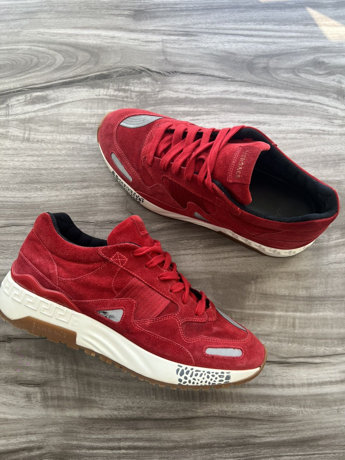 Versace Versace Achilles Suede Sneaker Size 10 Men’s (EU 43) Size US 10 / EU 43 - 1 Thumbnail