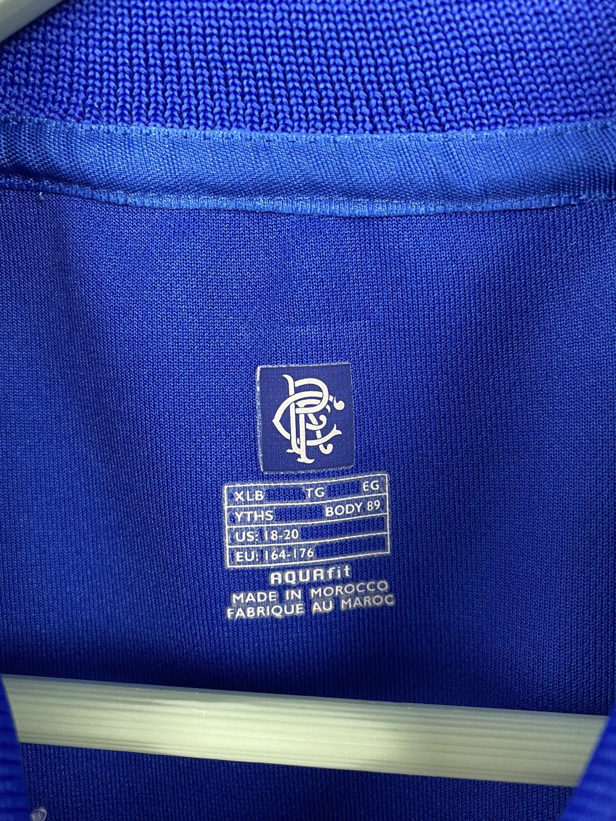 Diadora Glasgow Rangers 2002 2002 Football Jersey PSG Chelsea Milan Size US S / EU 44-46 / 1 - 5 Thumbnail