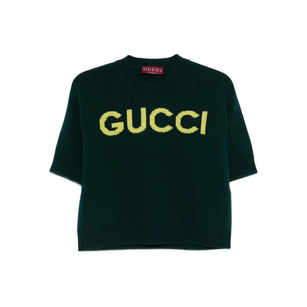 Gucci Gucci GREEN Tops - T-shirts & Jerseys Size S / US 4 / IT 40 - 1 Thumbnail