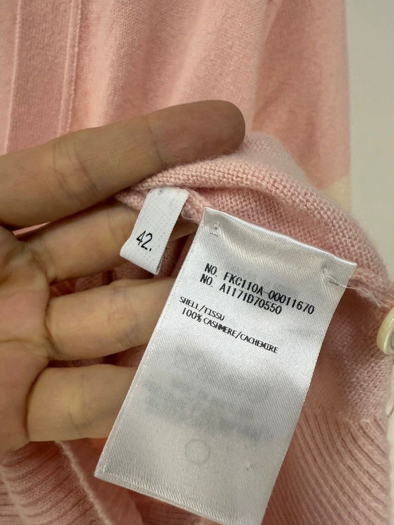 Thom Browne Thom Browne Light pink cashmere short sleeves Size M / US 6-8 / IT 42-44 - 5 Thumbnail