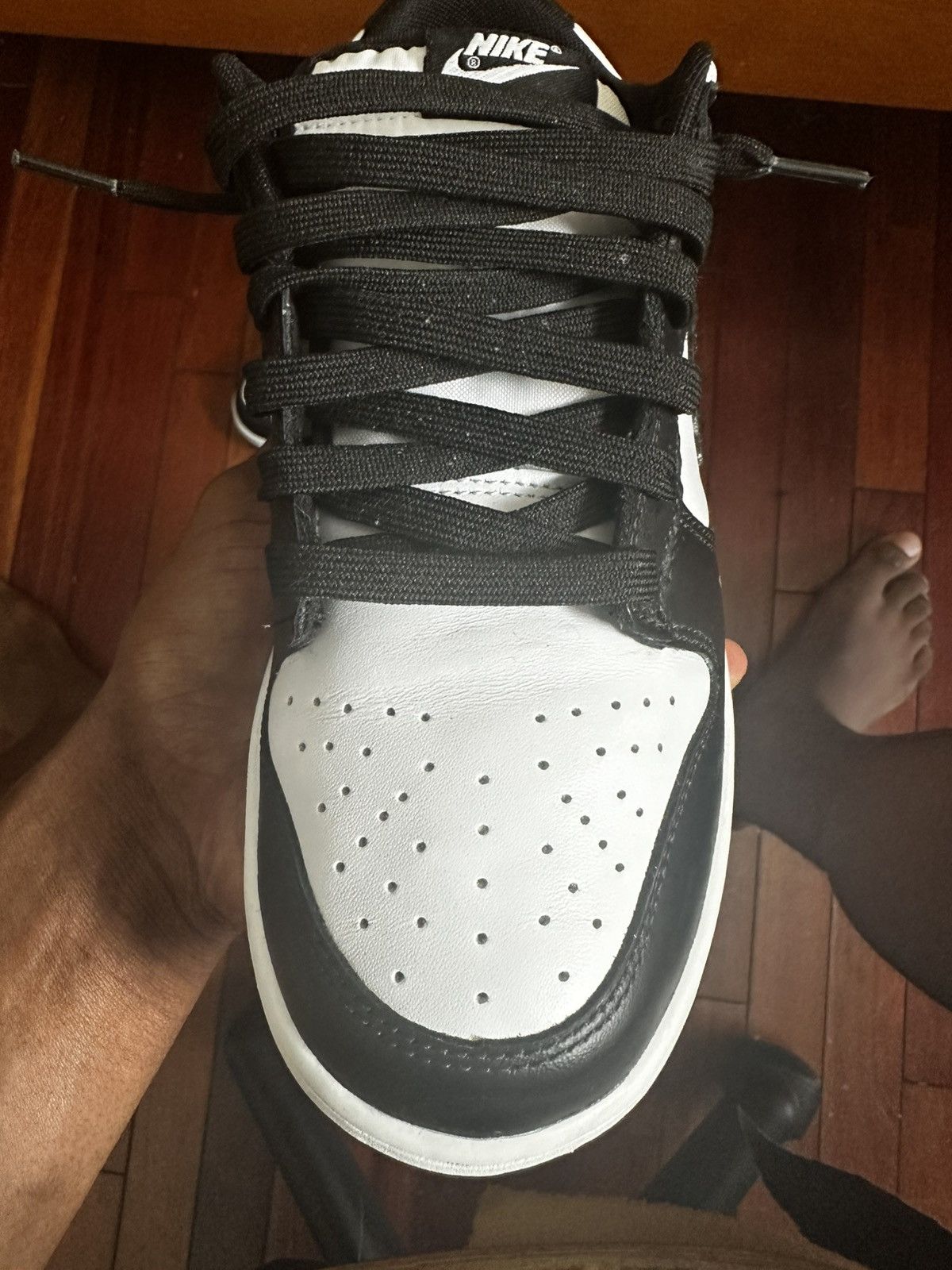 Nike Nike Dunk Low Retro “Panda” Black White Men’s Size 8.5 Size US 8.5 / EU 41-42 - 3 Thumbnail