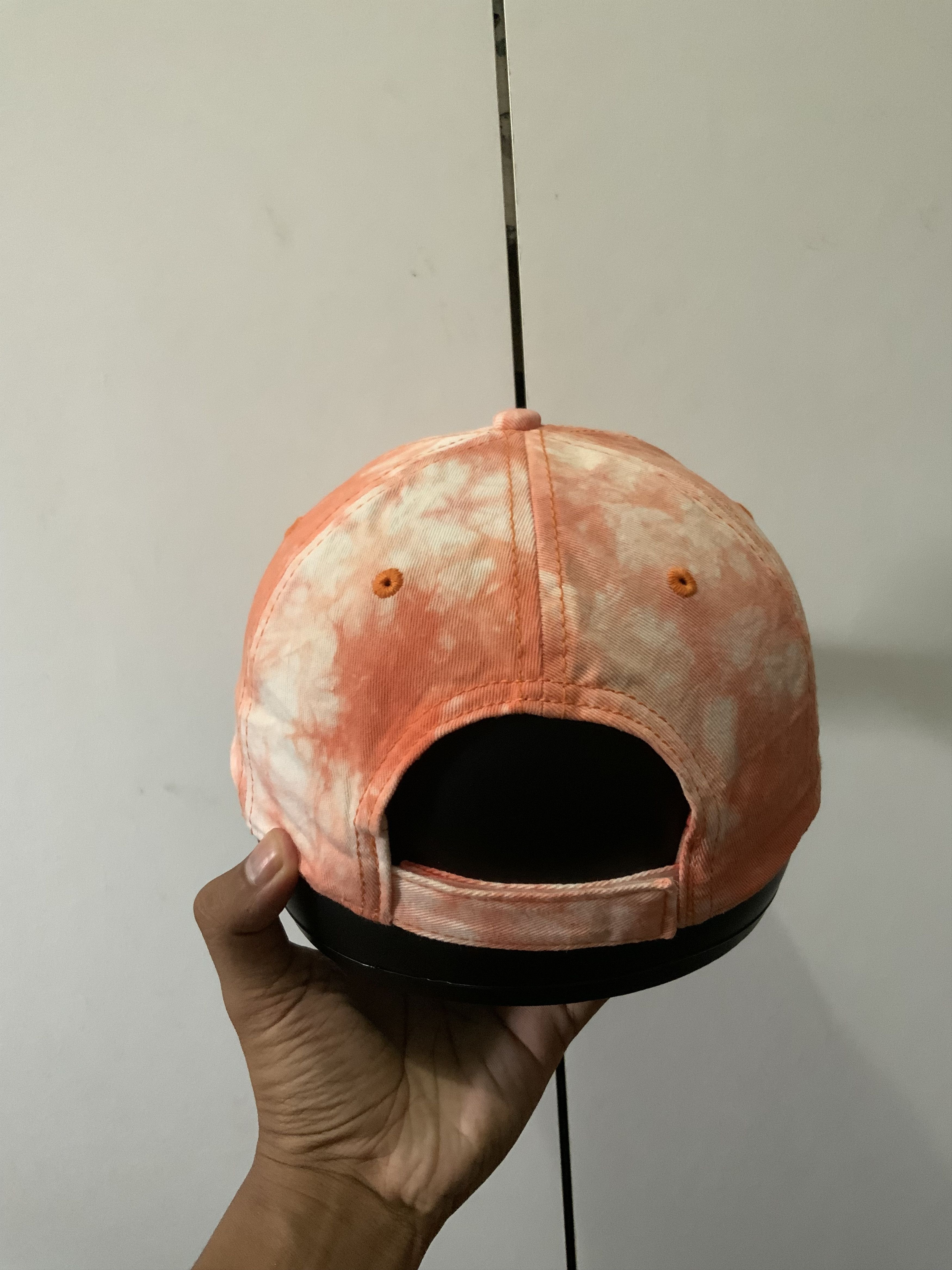 If Six Was Nine Crush Orange Tie Dye Hat Size ONE SIZE - 3 Thumbnail