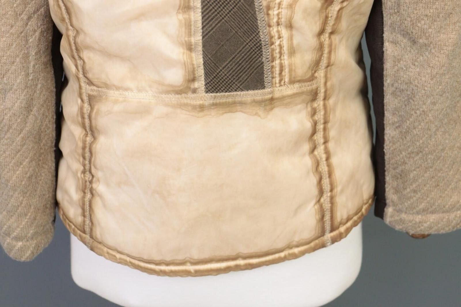 Designer Elisa Cavaletti Multicolor Wool Patched Jacket Size M Size M / US 6-8 / IT 42-44 - 11 Thumbnail