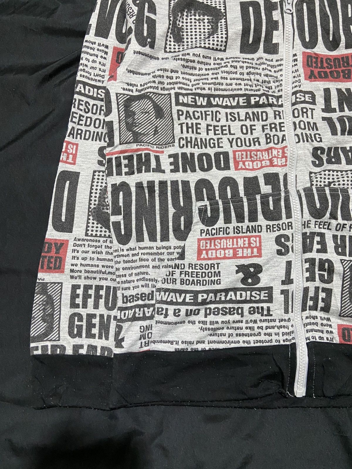 Japanese Brand GREENGATES NEW WAVE PARADIDE ZIP HOODIE Size US M / EU 48-50 / 2 - 6 Thumbnail
