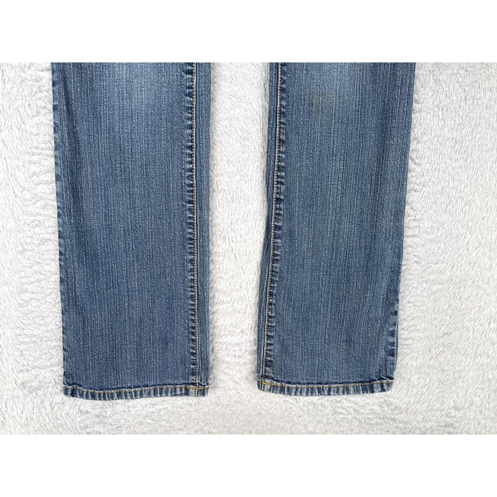 Mossimo Mossimo Supply Co Jeans Juniors 9R Blue Bootcut Stretch Denim Casual Low 30x31 Womens Jeans Bootcut 90s Bohemian Size 30" / US 8 / IT 44 - 2 Thumbnail