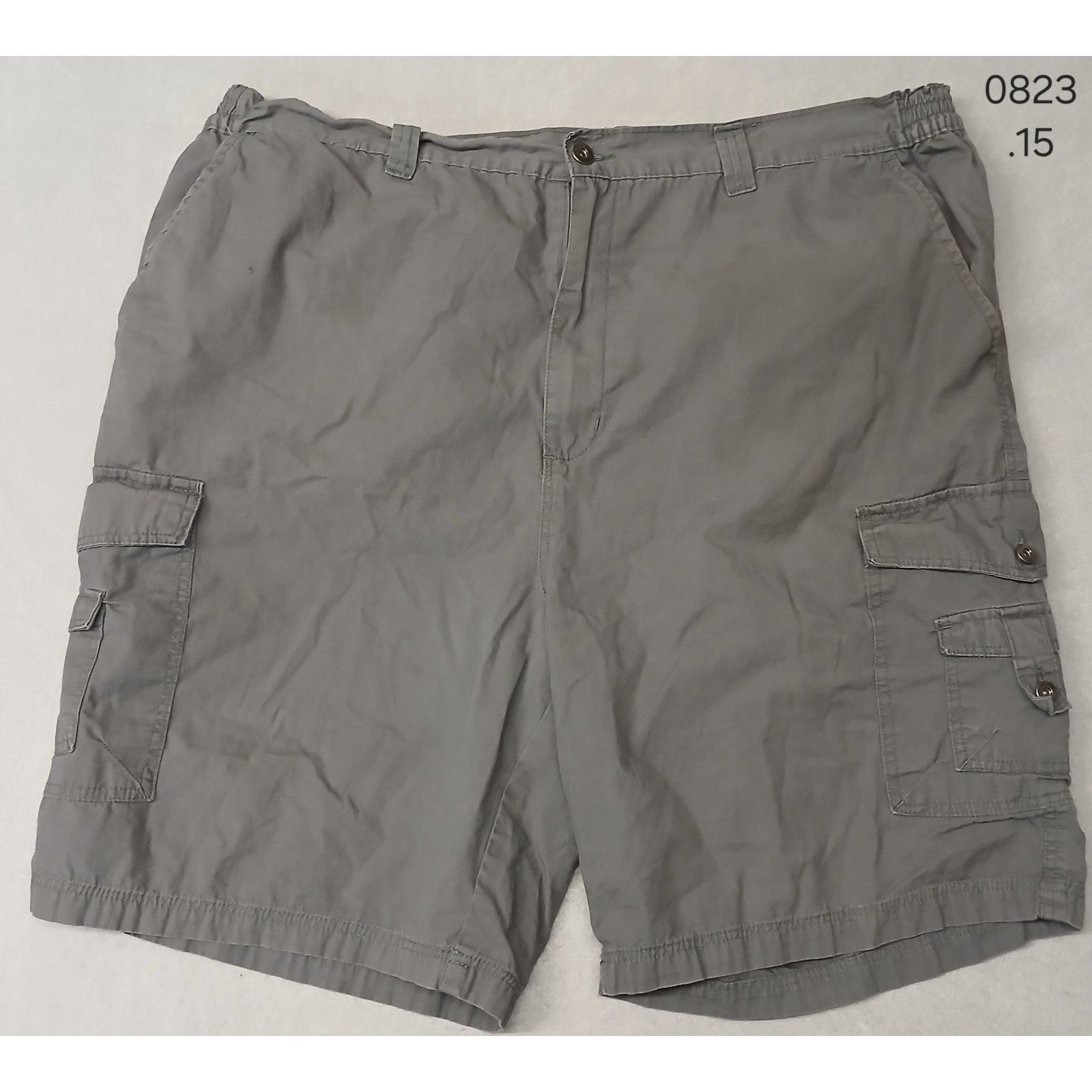 Other King Size (46) Men's Gray Cargo Style Relaxed Shorts Size US 30 / EU 46 - 1 Thumbnail