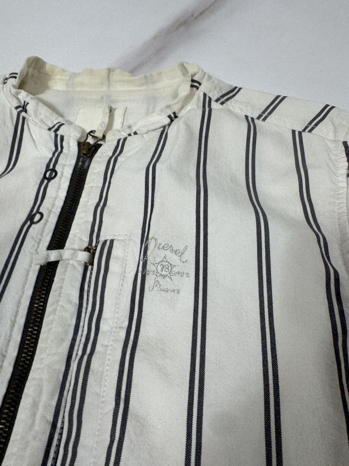 Diesel Vintage Diesel Striped Zip Jacket Size US M / EU 48-50 / 2 - 4 Thumbnail