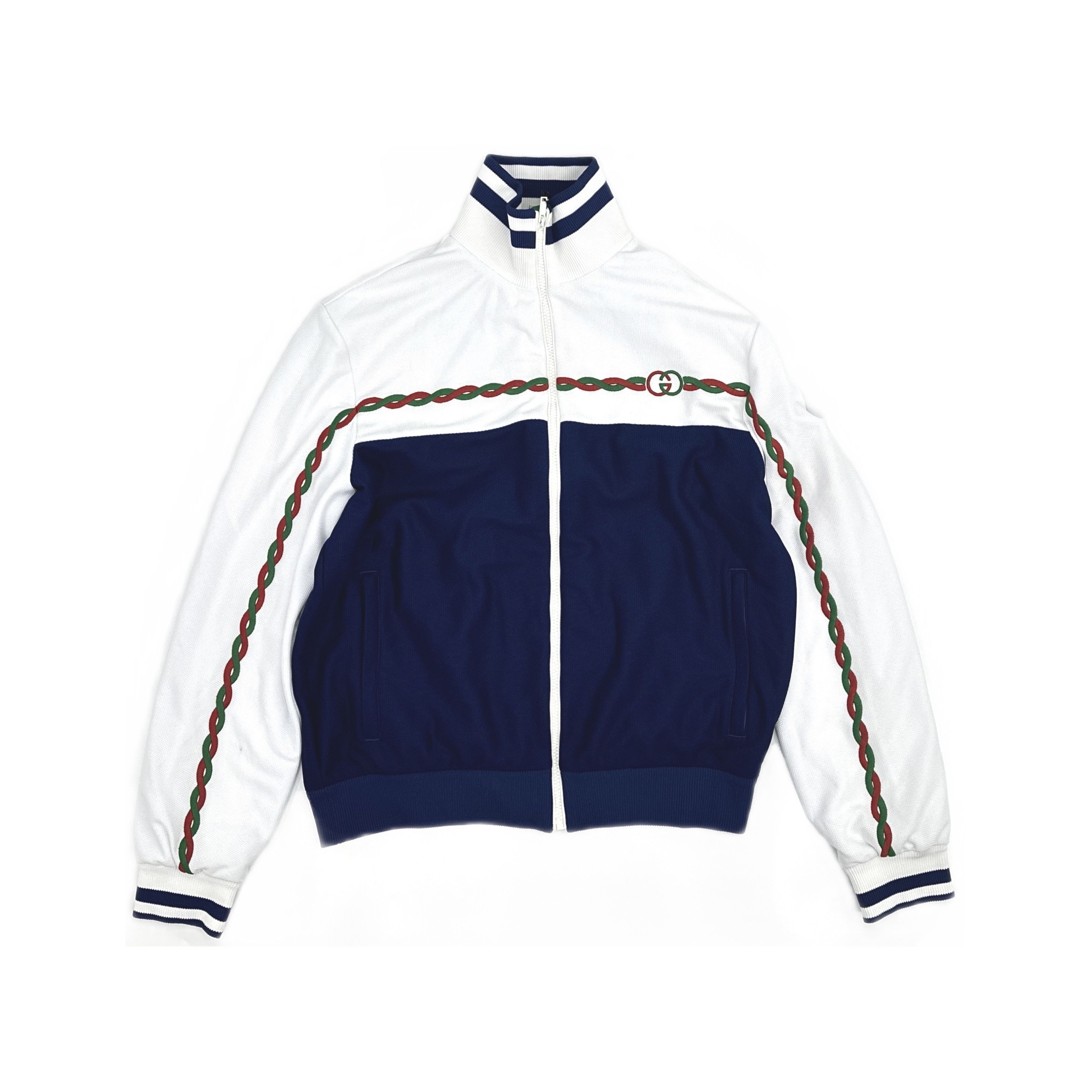 Gucci Gucci Web Trim Zip-Up Jacket Size S Size US S / EU 44-46 / 1 - 1 Thumbnail