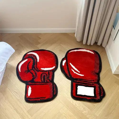 VIBE Fuyuka x Asahi Pair Red Boxing Gloves Room Carpet Size ONE SIZE - 1 Thumbnail