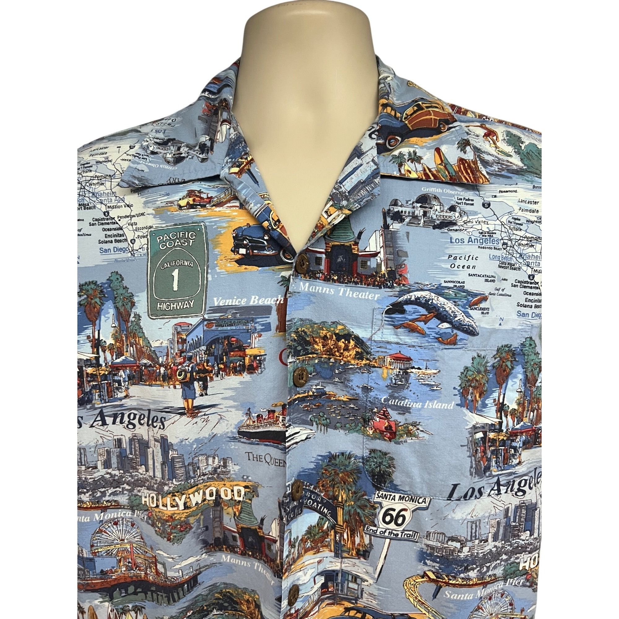 Vintage David Carey Mens Vintage Retro Hawaiian California Button Up Size US M / EU 48-50 / 2 - 4 Thumbnail