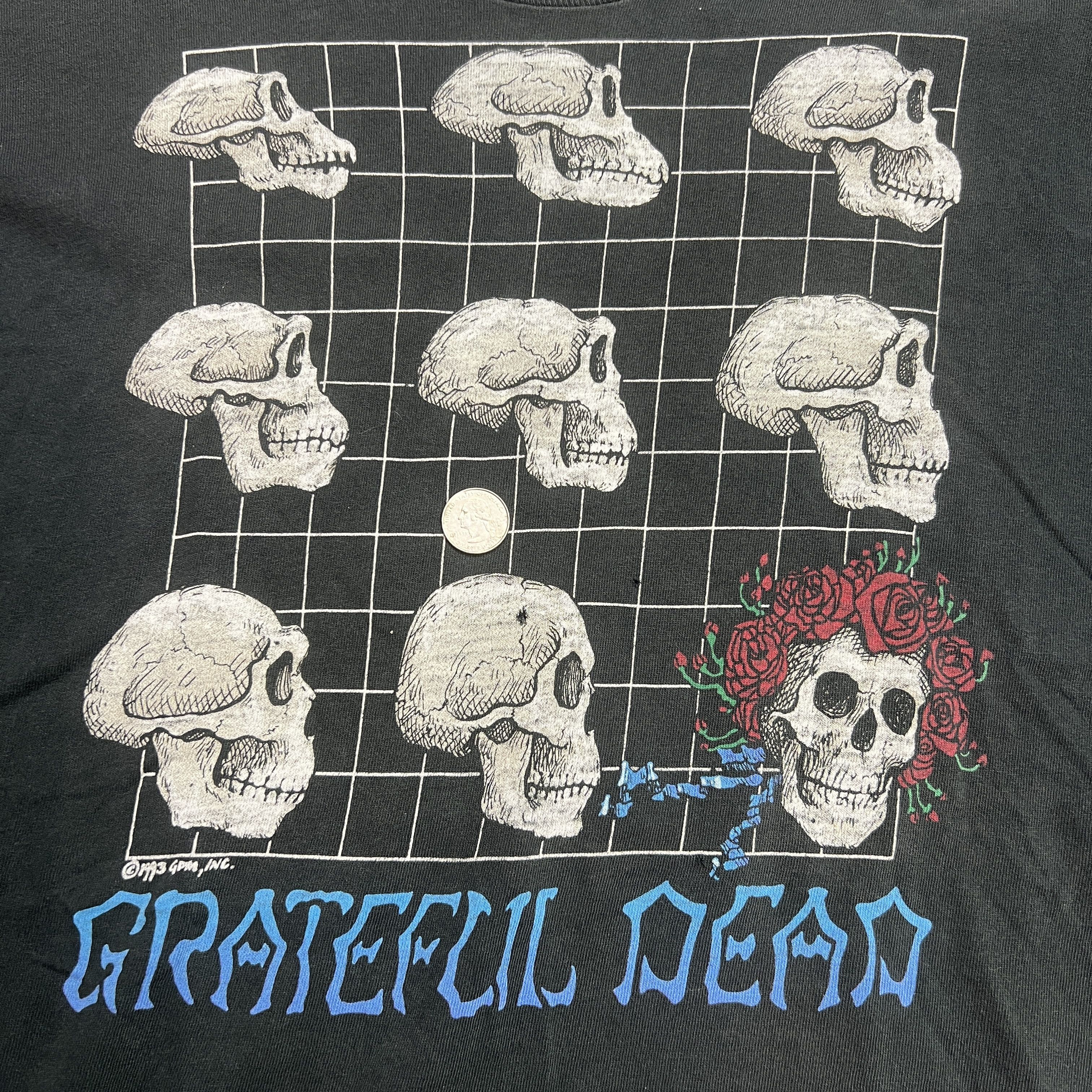 Grateful Dead × Vintage 1993 Grateful Dead Evolution Promo Band Tee Deadhead Size US XL / EU 56 / 4 - 5 Thumbnail