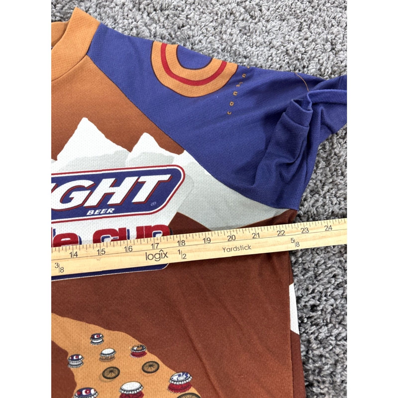 Vintage VINTAGE Cannondale Shirt Mens L Mountain Bike Racing Shirt-BUD LIGHT Shirt Men L Brown City USA Size US L / EU 52-54 / 3 - 3 Thumbnail