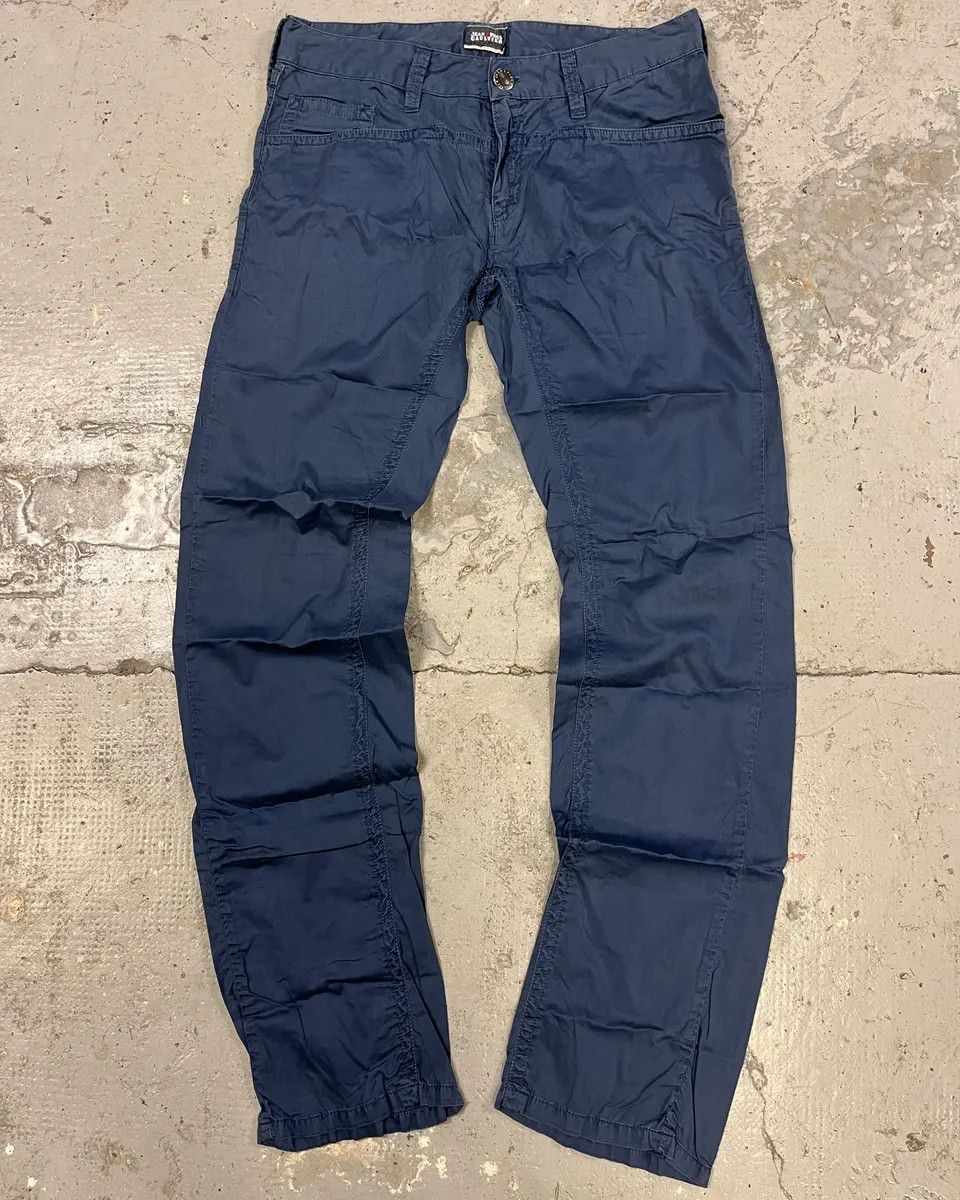 Jean Paul Gaultier × Vintage 2000s Jean Paul Gaultier Blue Royal Cozy Pants Size US 32 / EU 48 - 4 Thumbnail