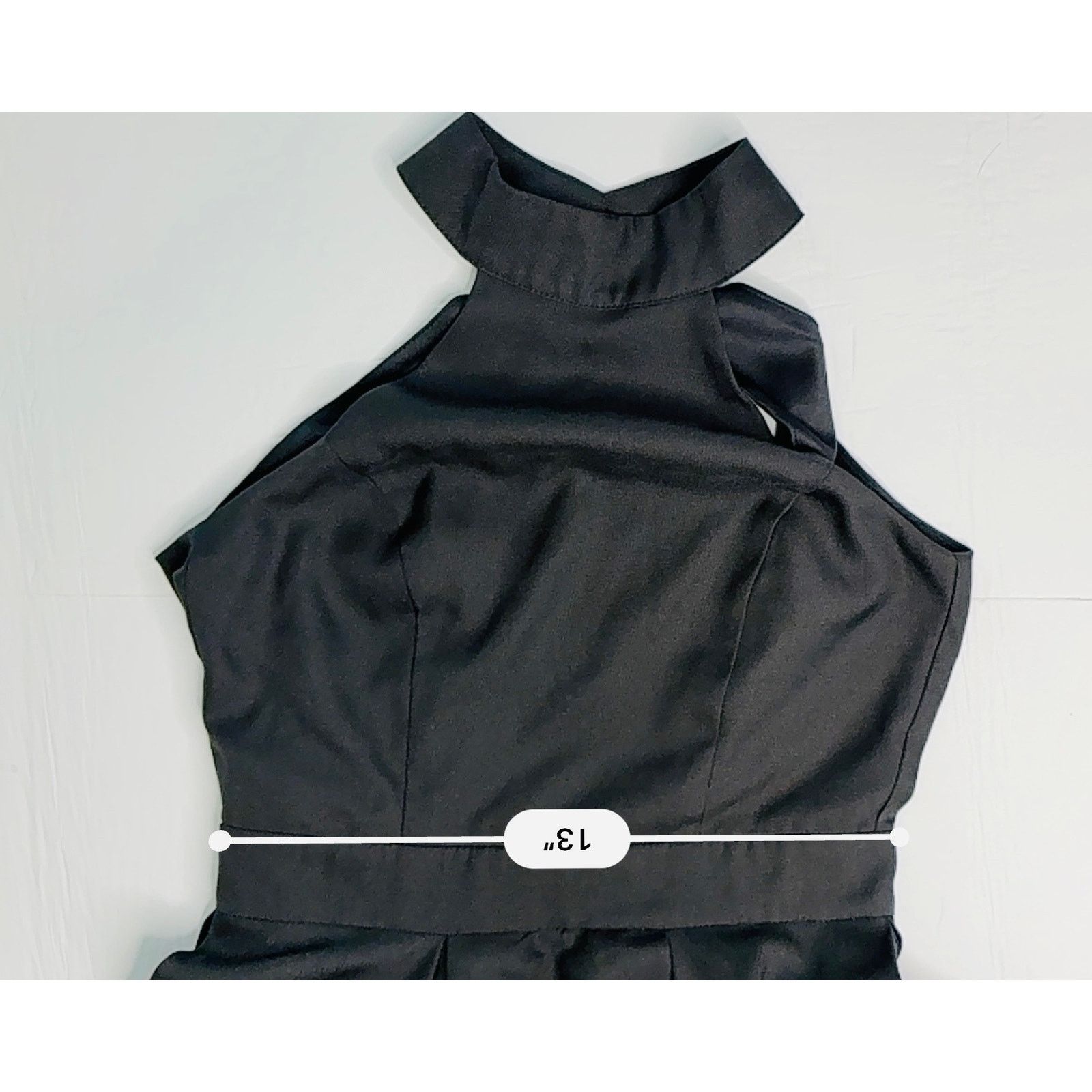 Other Lulu's Rehearsal Skate Dress Double Skirt Black Halter SMALL Size S / US 4 / IT 40 - 6 Thumbnail
